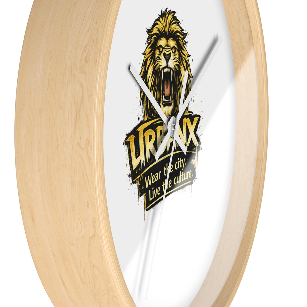 Urbanyx Wall Clock — UrbanX "Wear the city, Live the culture" Decorative Clock