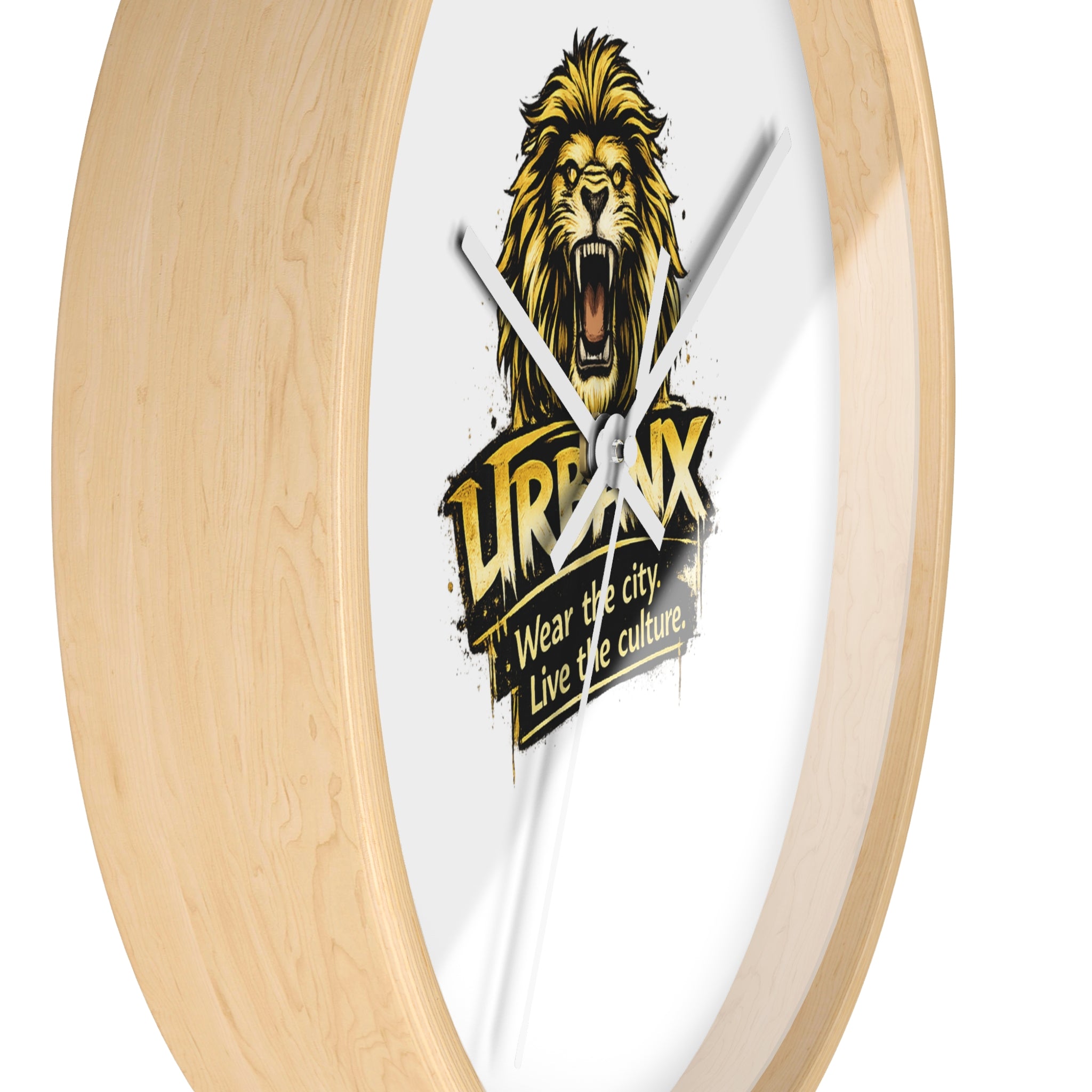 Urbanyx Wall Clock — UrbanX "Wear the city, Live the culture" Decorative Clock