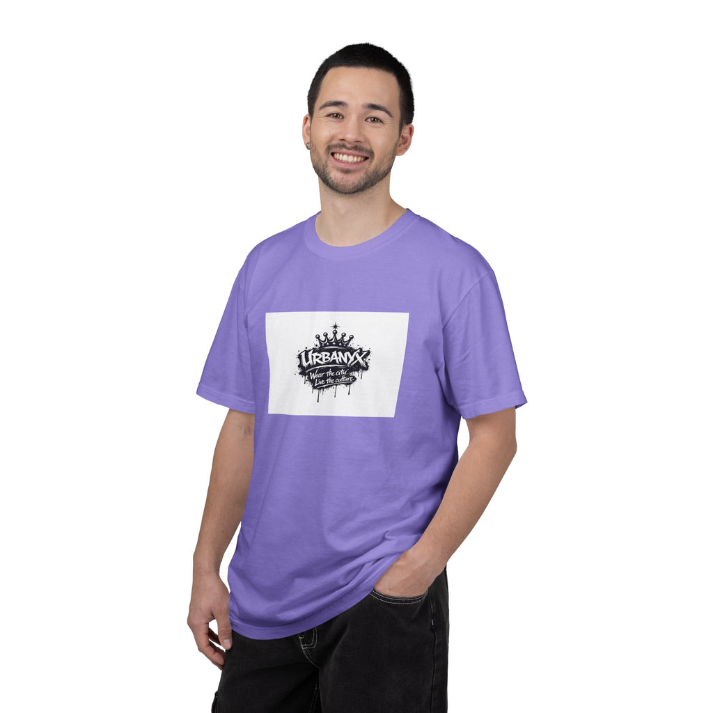 Urban Crown Graphic T-Shirt — "URBANYC" Distressed Logo Tee