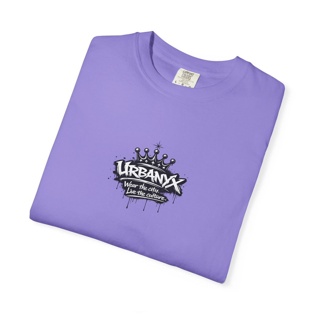 UrbanX Crown Logo T-Shirt — Small Chest Graphic Streetwear Tee
