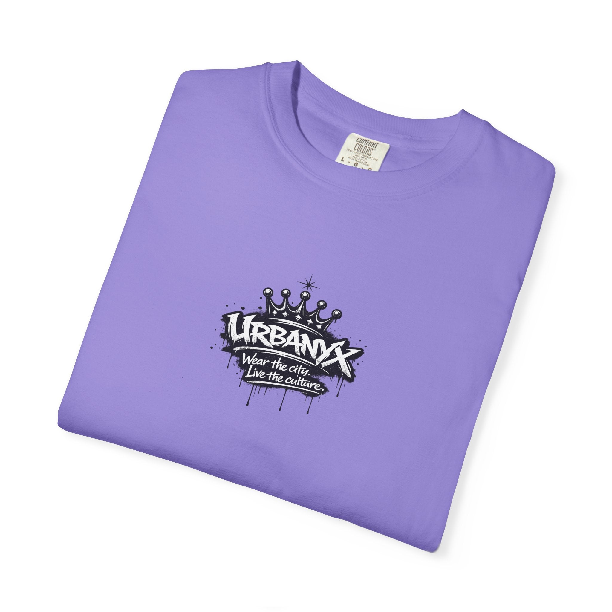 UrbanX Crown Logo T-Shirt — Small Chest Graphic Streetwear Tee