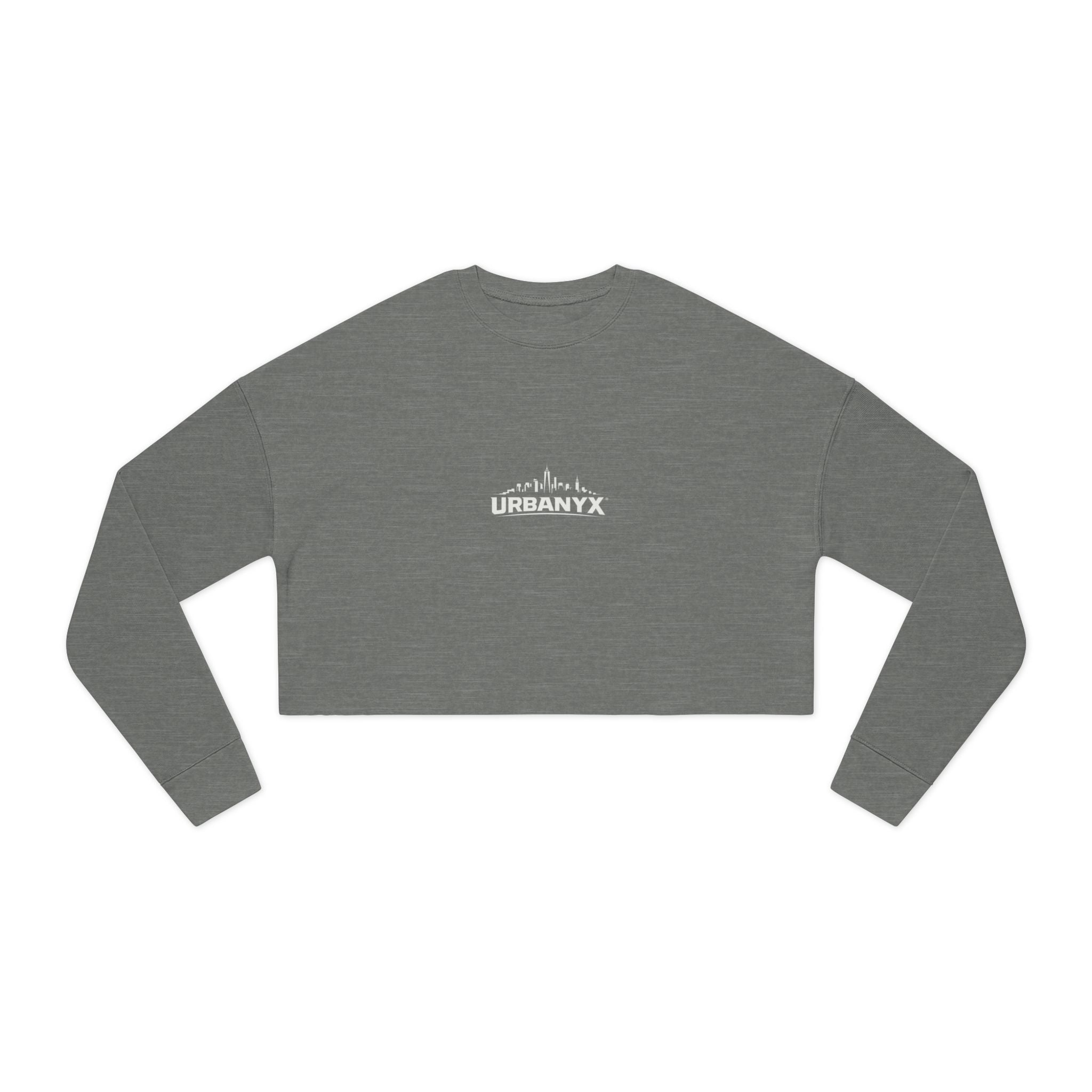 Cropped Sweatshirt — 'Wear the City, Live the Culture' Urban Graphic