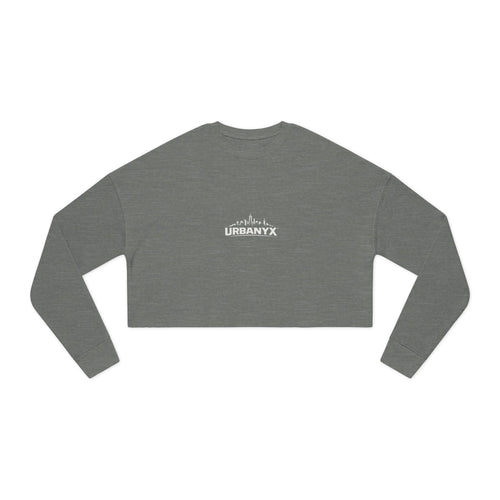 Cropped Sweatshirt — 'Wear the City, Live the Culture' Urban Graphic