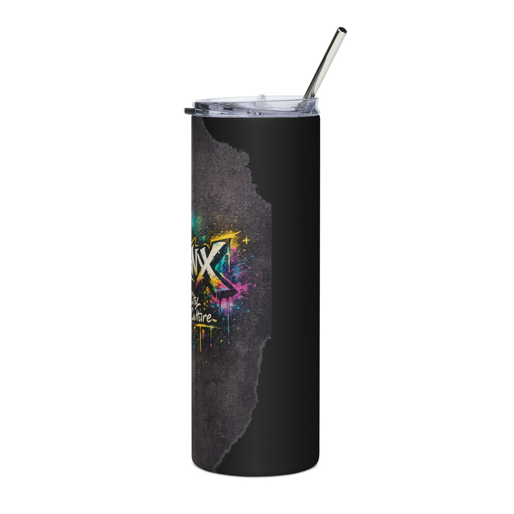 Urbanyx 20oz Stainless Steel Tumbler — Urban Graffiti 'Wear the City, Live the Culture' Insulated Travel Cup