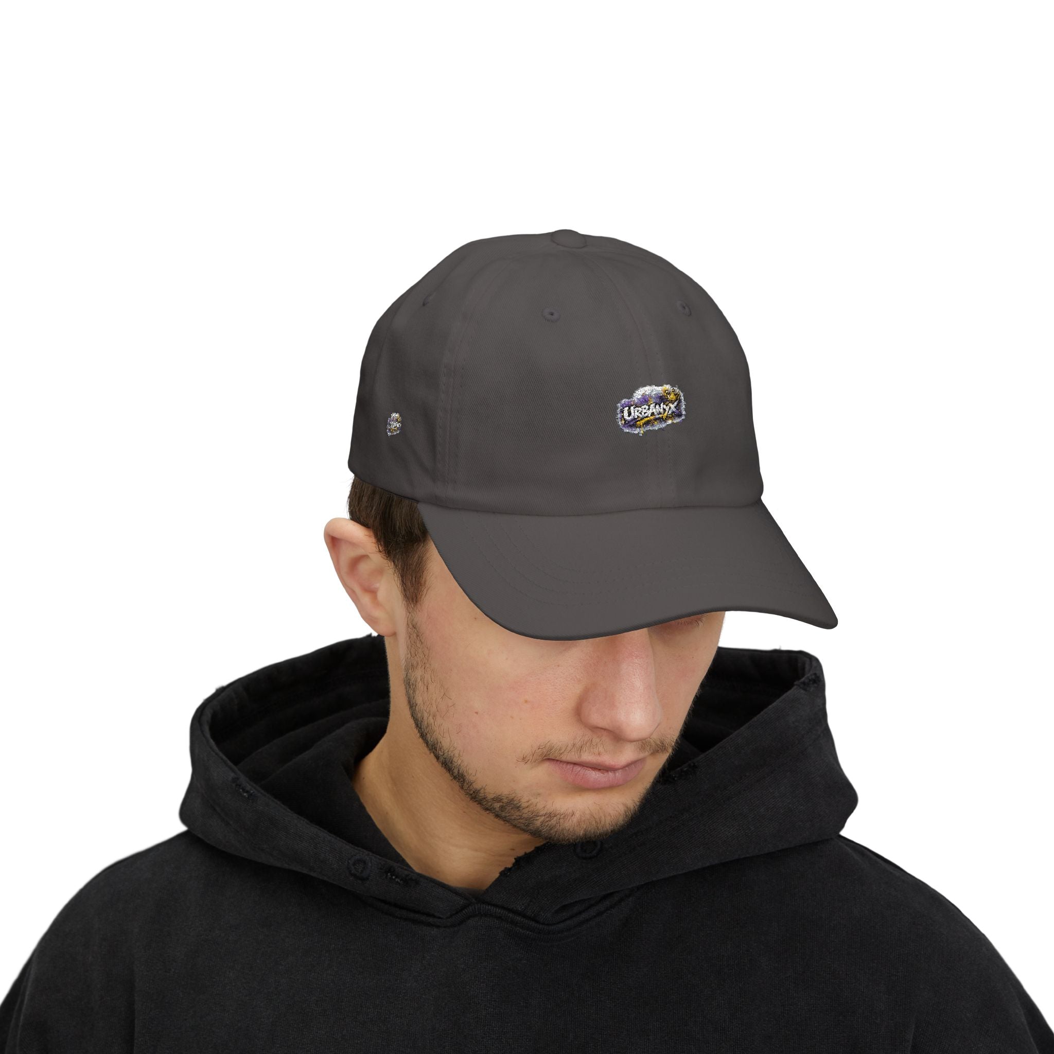 Urbanyx Collection — Retro Splash Logo Embroidered Baseball Hat