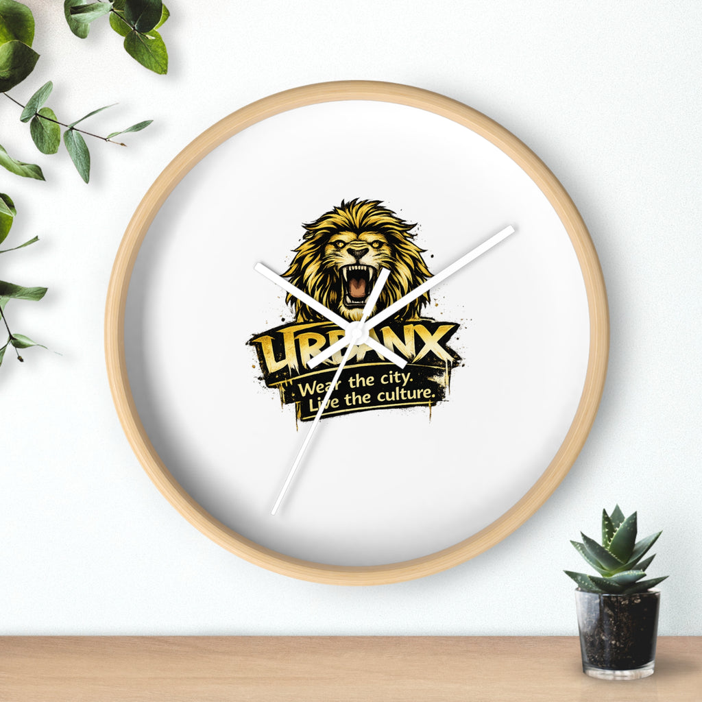 Urbanyx Wall Clock — UrbanX "Wear the city, Live the culture" Decorative Clock