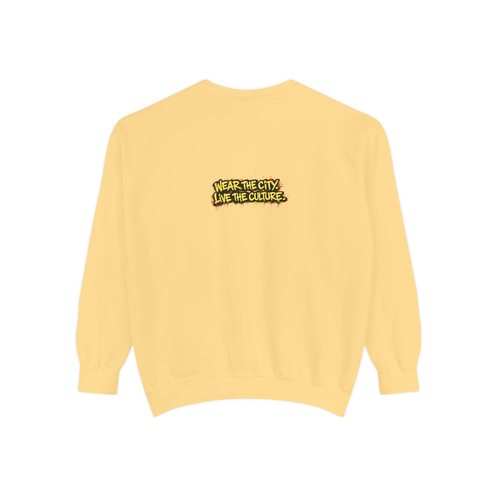 Urbanyx City Crewneck Sweatshirt — "Wear The City, Like The Culture" Graphic