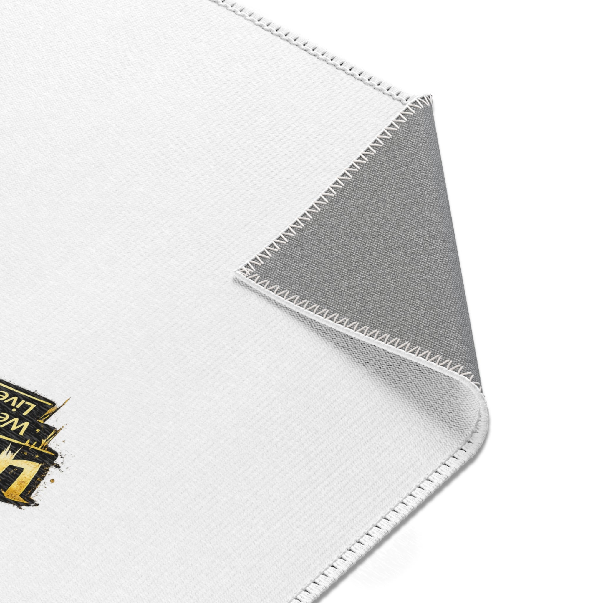 Lion Logo Area Rug — 'Urbanx' Badge Rug, Modern Minimalist Decorative Floor Mat