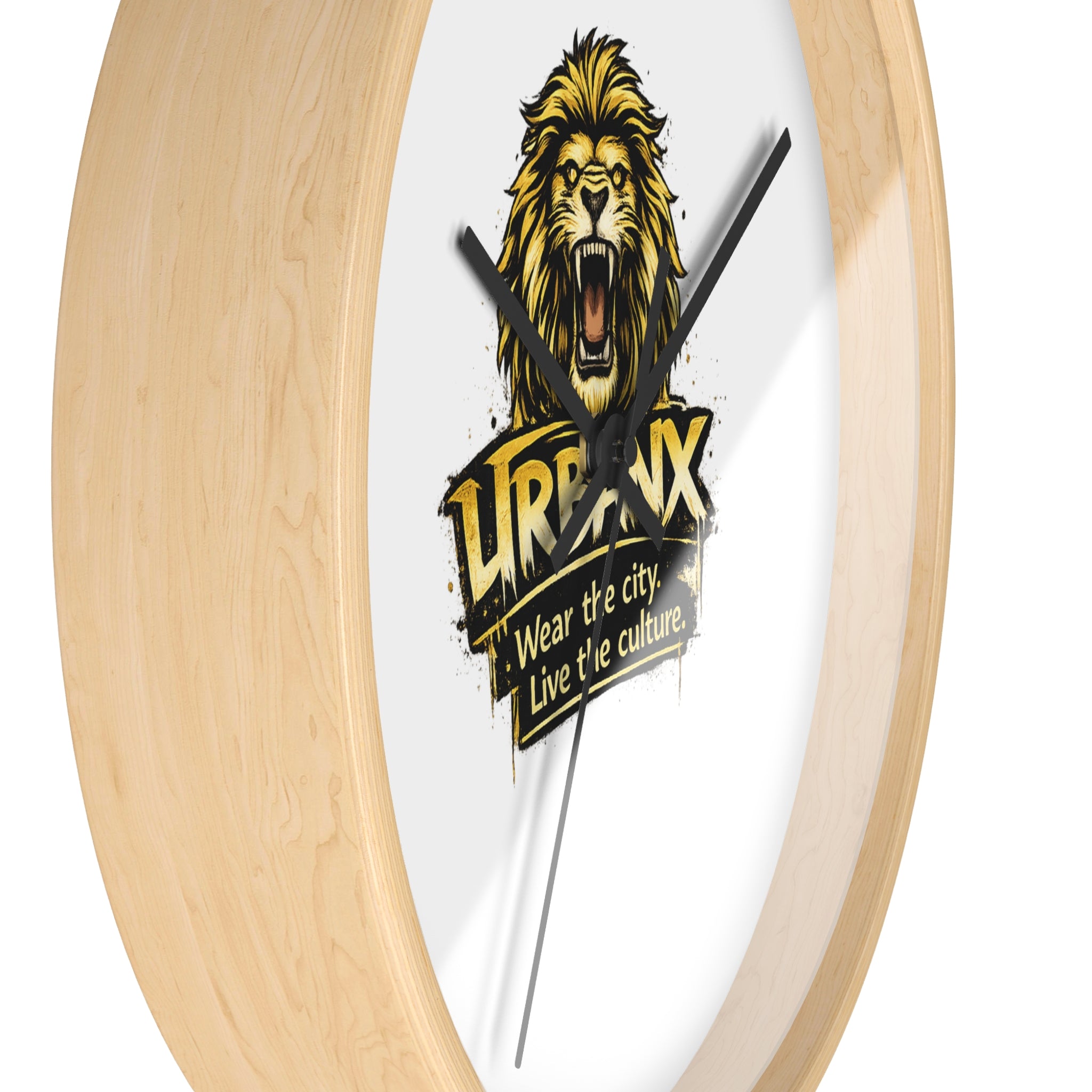 Urbanyx Wall Clock — UrbanX "Wear the city, Live the culture" Decorative Clock