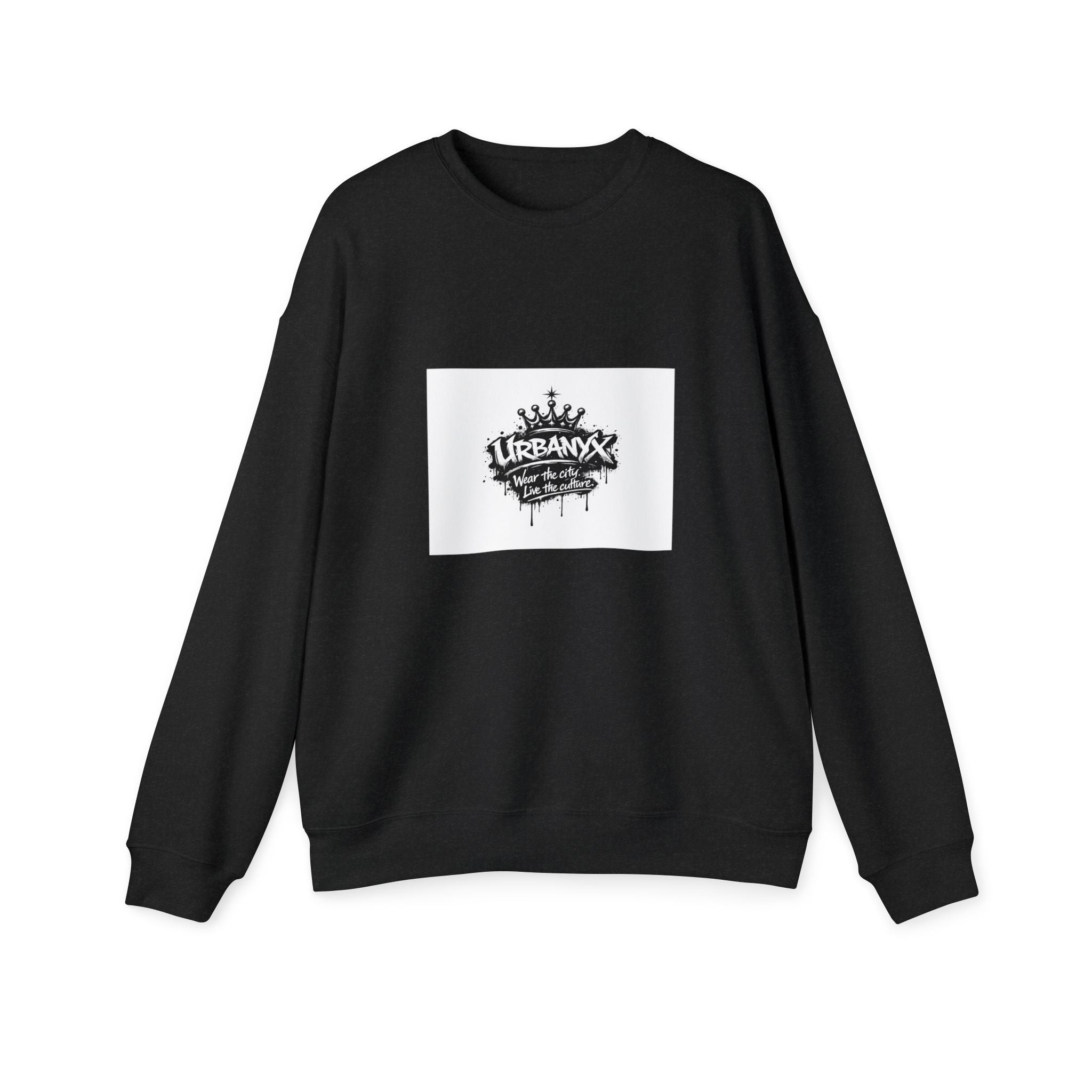 UrbanyX Streetwear Sweatshirt — "Wear the City, Live the Culture" Graphic Crewneck