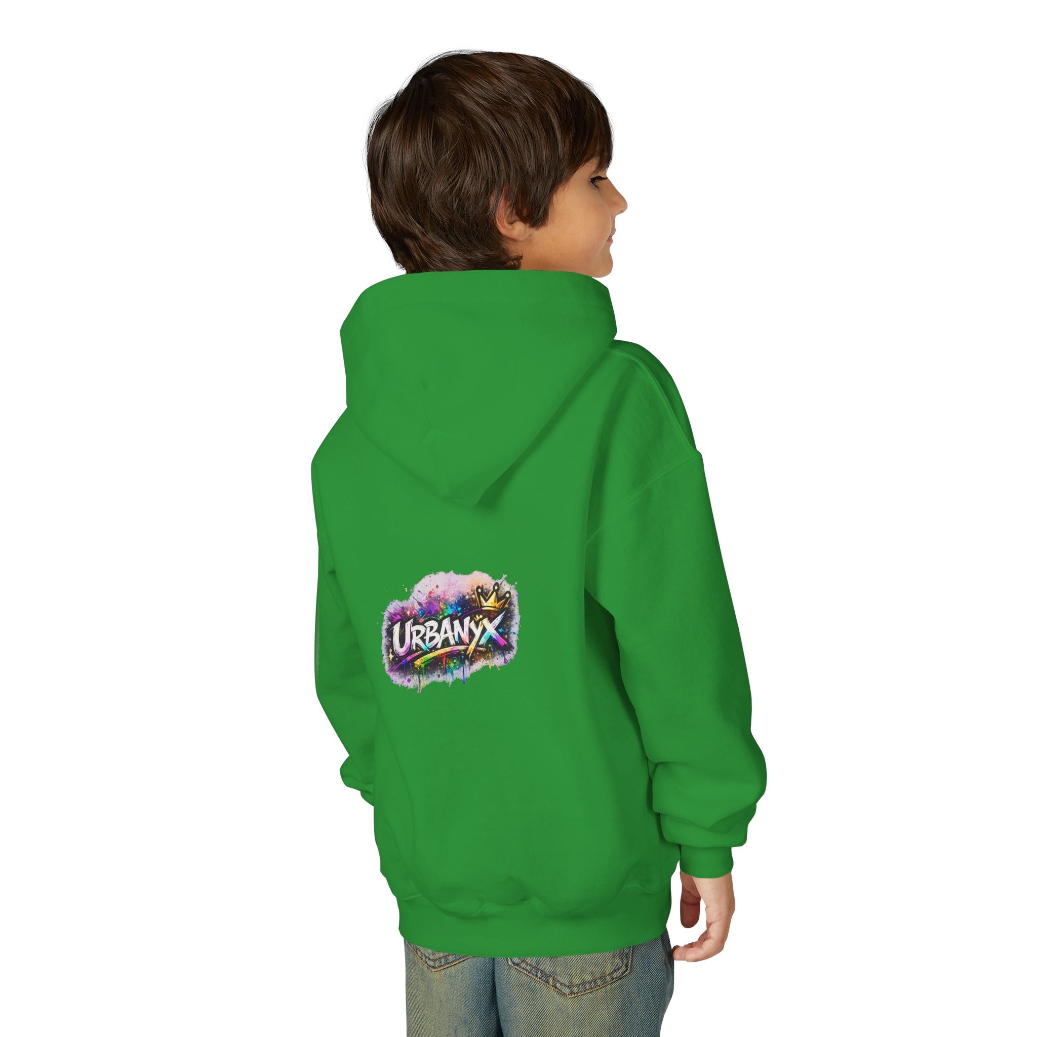 Urbanyx Youth Hoodie with Urban Graffiti 'UrbanX' Logo