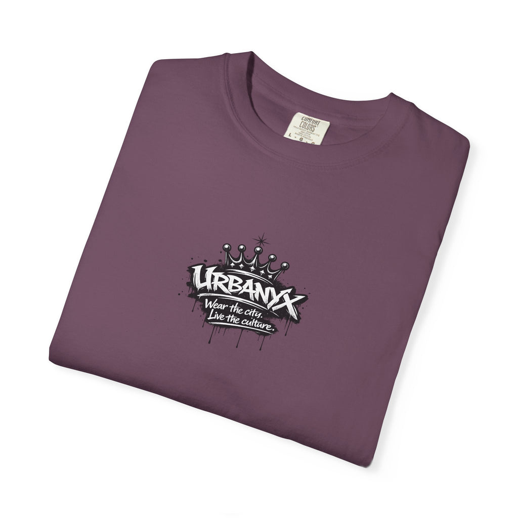 UrbanX Crown Logo T-Shirt — Small Chest Graphic Streetwear Tee