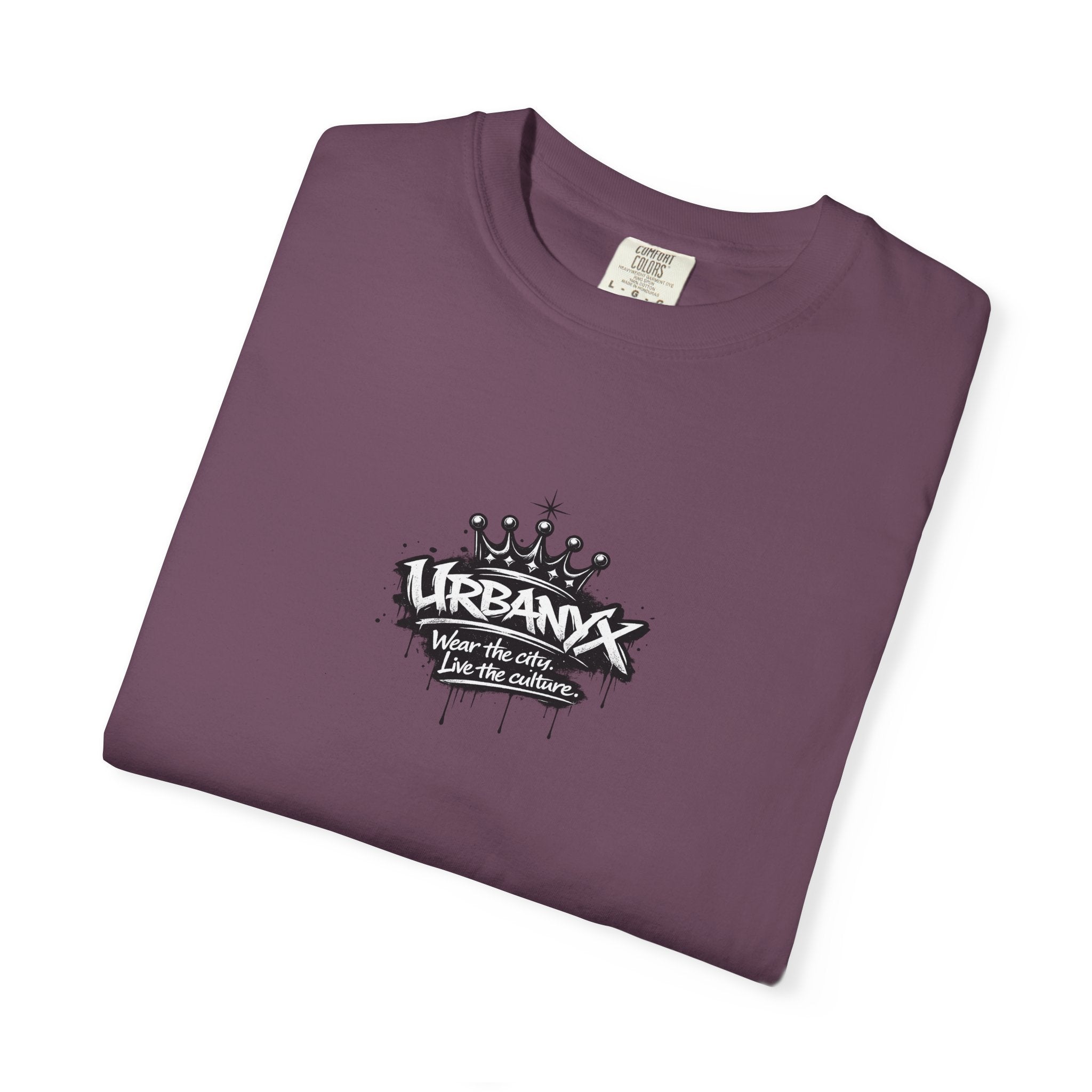 UrbanX Crown Logo T-Shirt — Small Chest Graphic Streetwear Tee