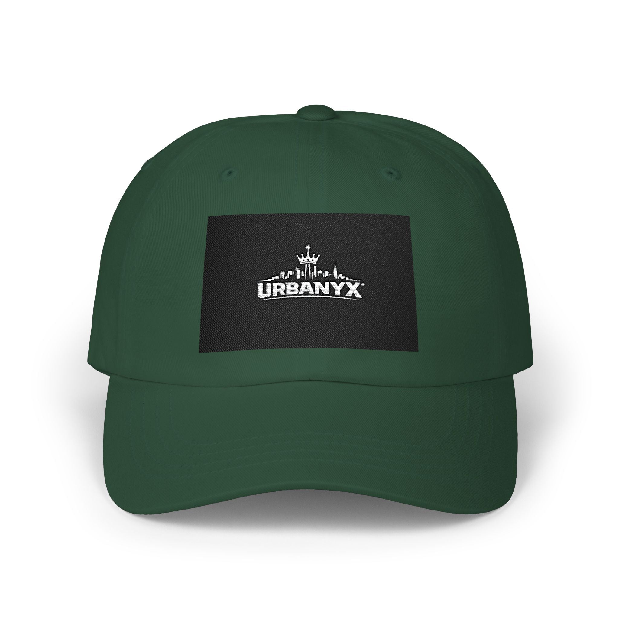 Classic Dad Cap — Urbanyx Black Logo Embroidered Baseball Hat