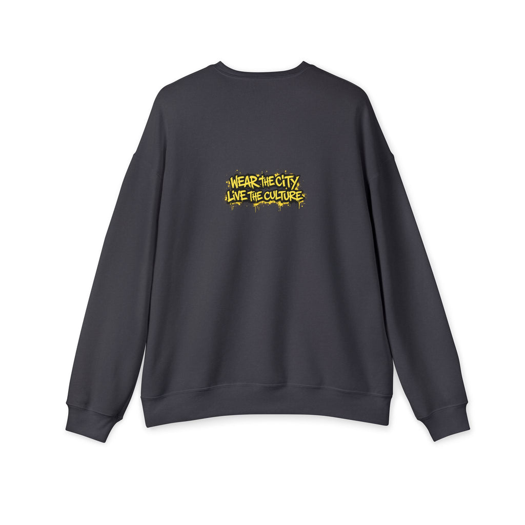 UrbanyX Streetwear Sweatshirt — "Wear the City, Live the Culture" Graphic Crewneck