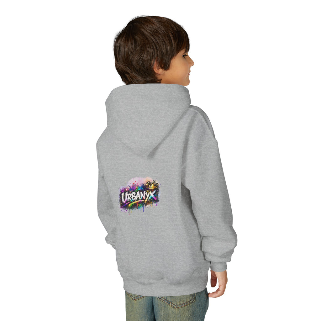 Urbanyx Youth Hoodie with Urban Graffiti 'UrbanX' Logo