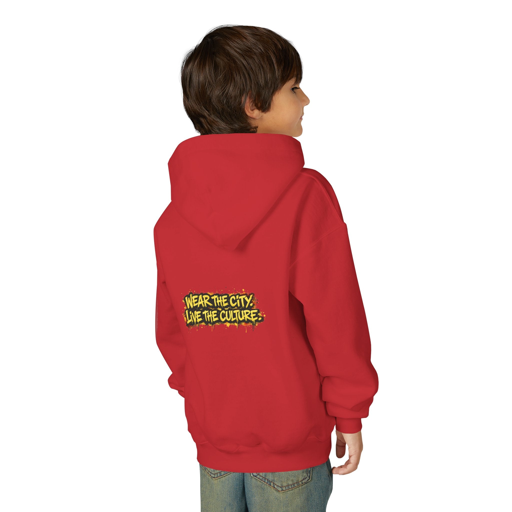 UrbanyX Youth Hoodie — UrbanX Graffiti Crown "Wear the City, Live the Culture" Streetwear