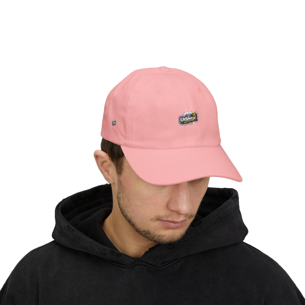 Urbanyx Collection — Retro Splash Logo Embroidered Baseball Hat