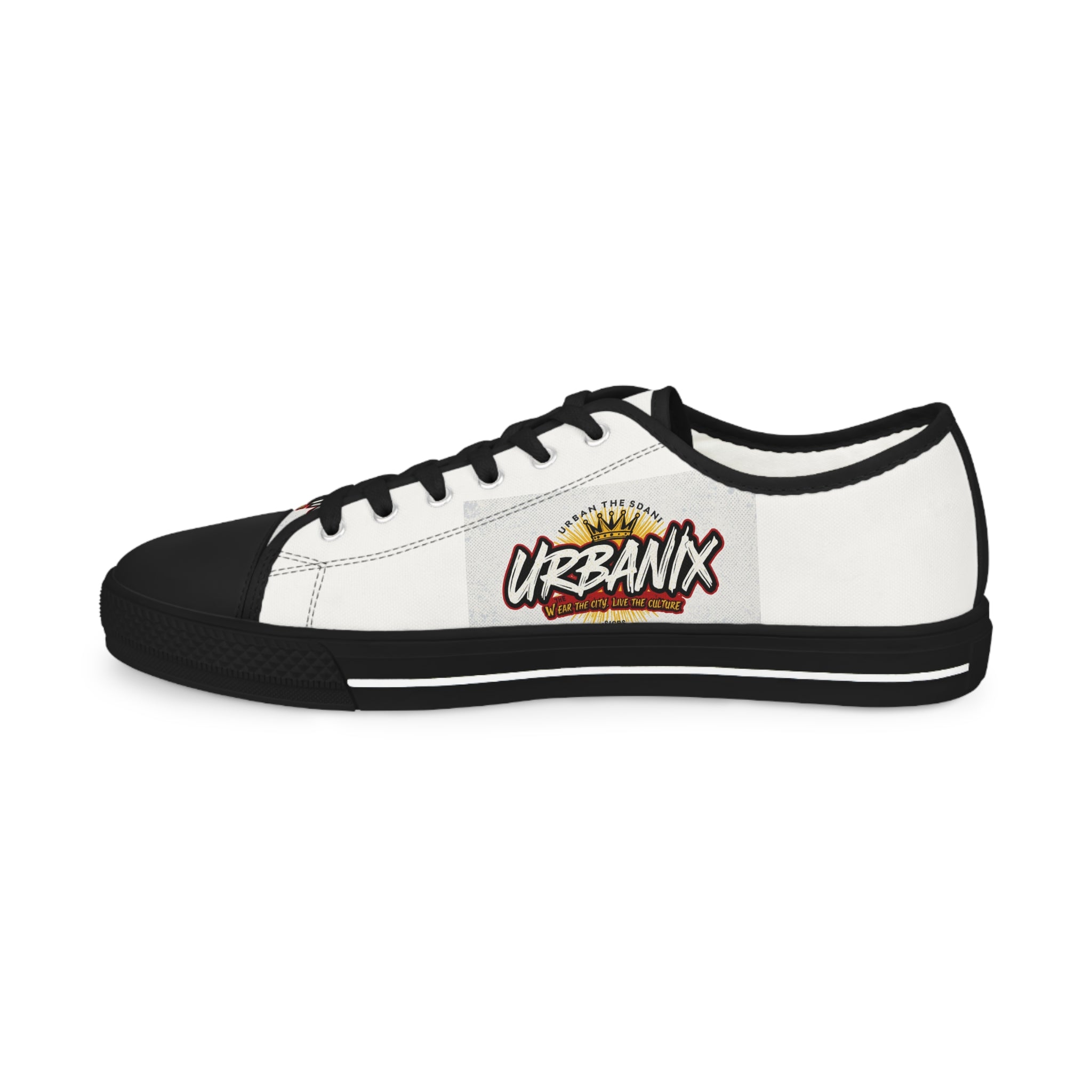 Urbanyv Low Top Sneakers — Urban Graffiti Logo Casual Shoes