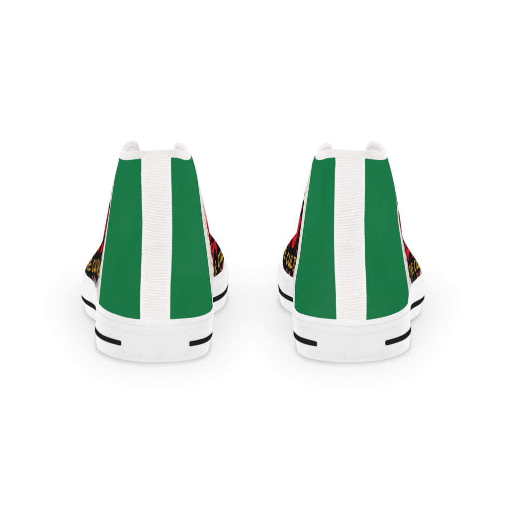 High Top Sneakers — "Wear In Love The Culture" Graphic Streetwear