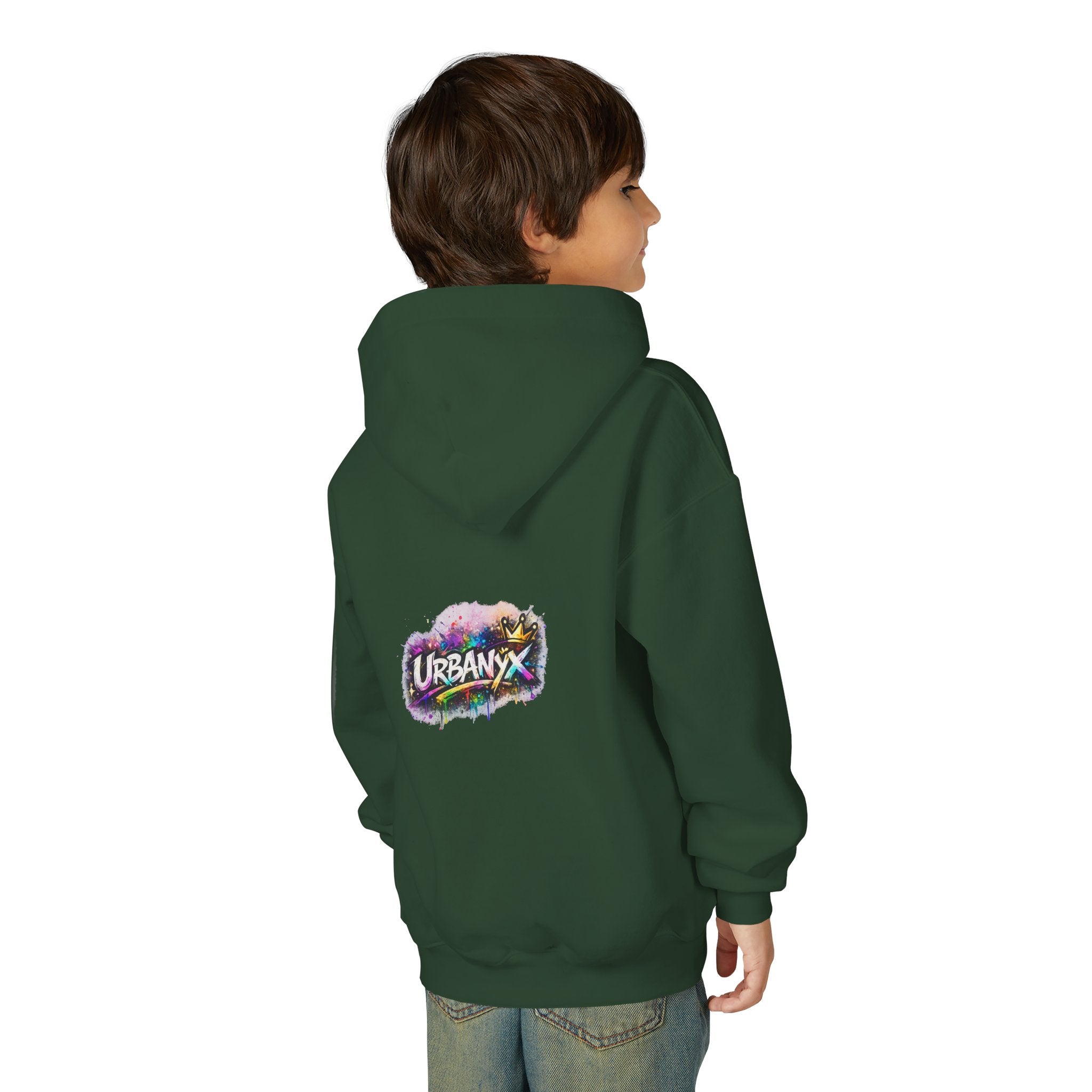 Urbanyx Youth Hoodie with Urban Graffiti 'UrbanX' Logo