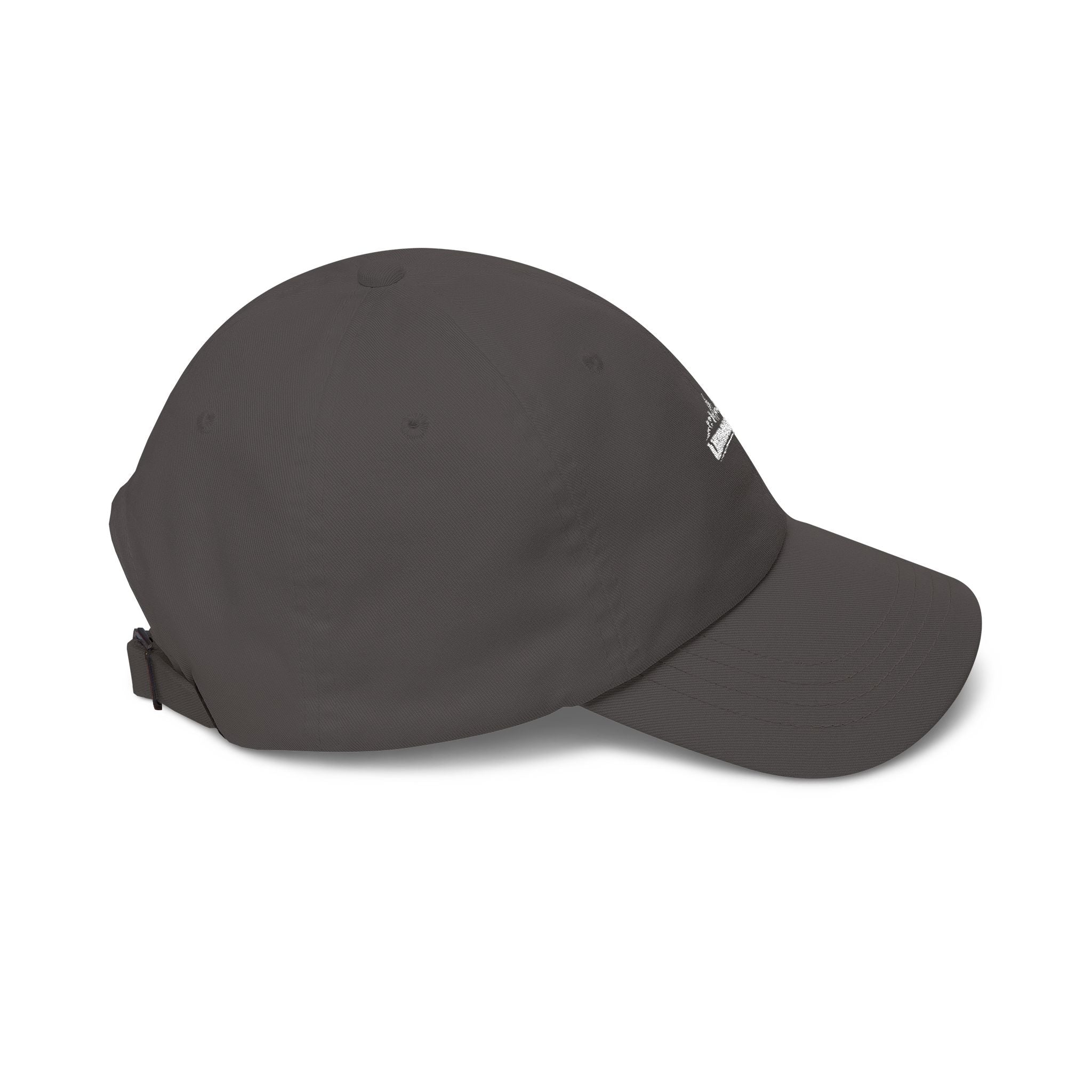 Urbanyx Dad Cap — Minimalist White Skyline Embroidered Hat