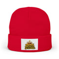 Urbanyx Embroidered Crown Knit Beanie — "Save the Cats, Save the Culture"