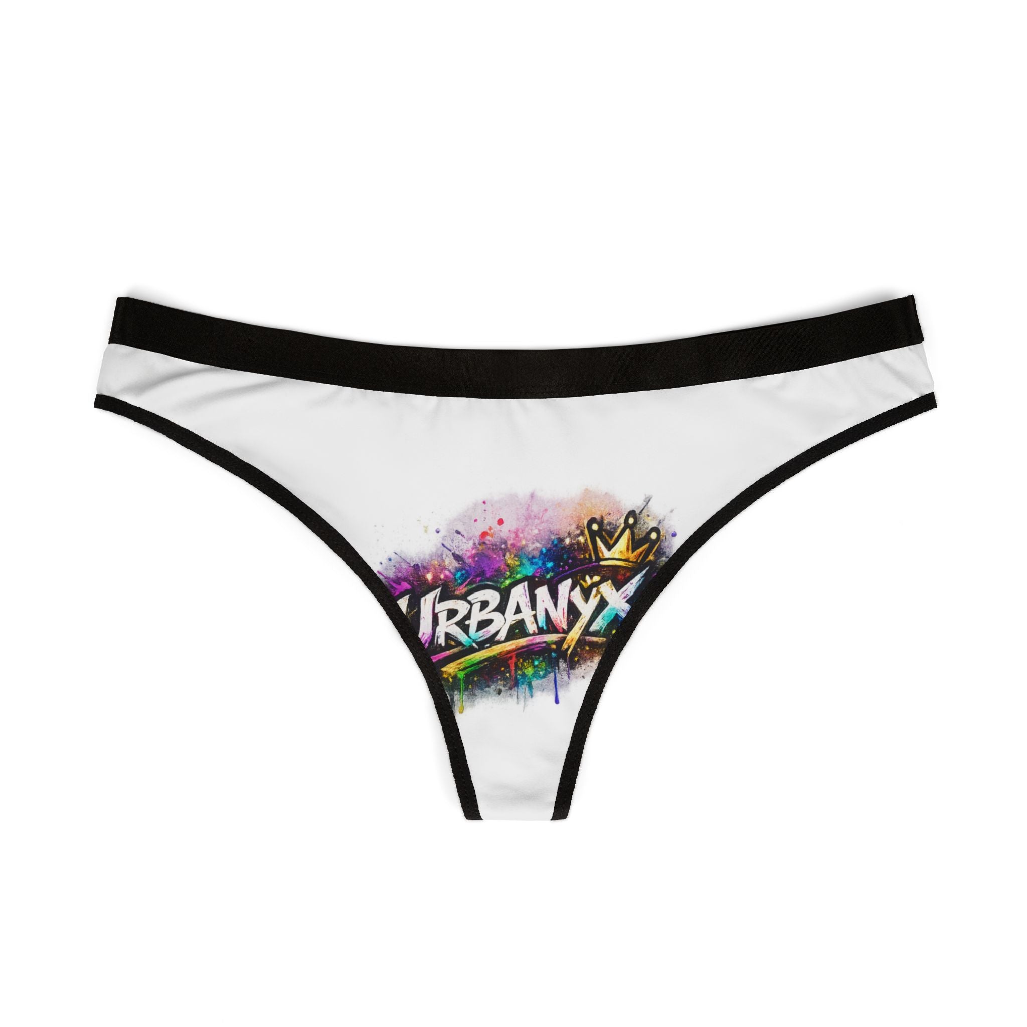 Urbanyx Graffiti 'UrbanX' Women's Thong — Colorful Street Art Lingerie