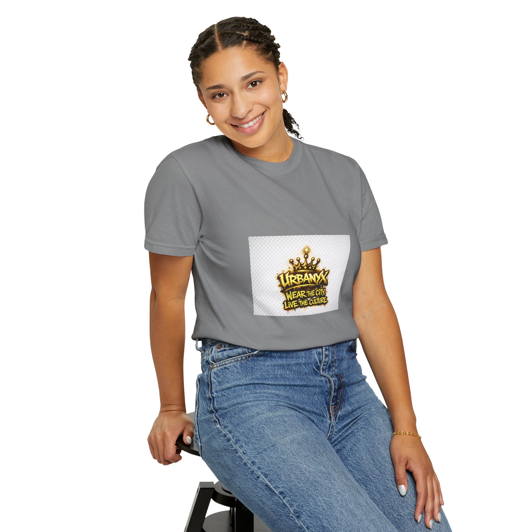 Urbanyx Crown T-Shirt — "Wear the City, Live the Culture" Streetwear Tee