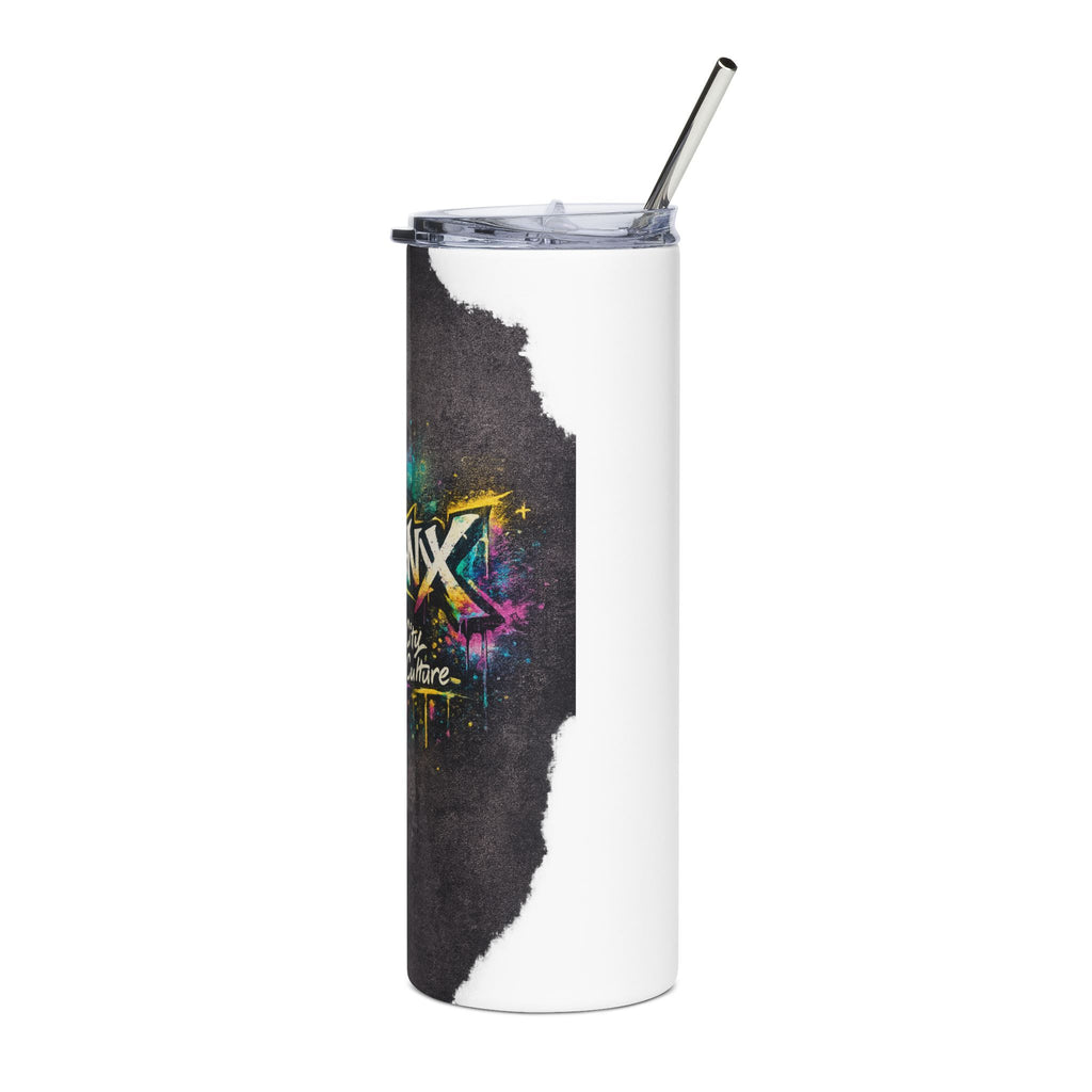 Urbanyx 20oz Stainless Steel Tumbler — Urban Graffiti 'Wear the City, Live the Culture' Insulated Travel Cup