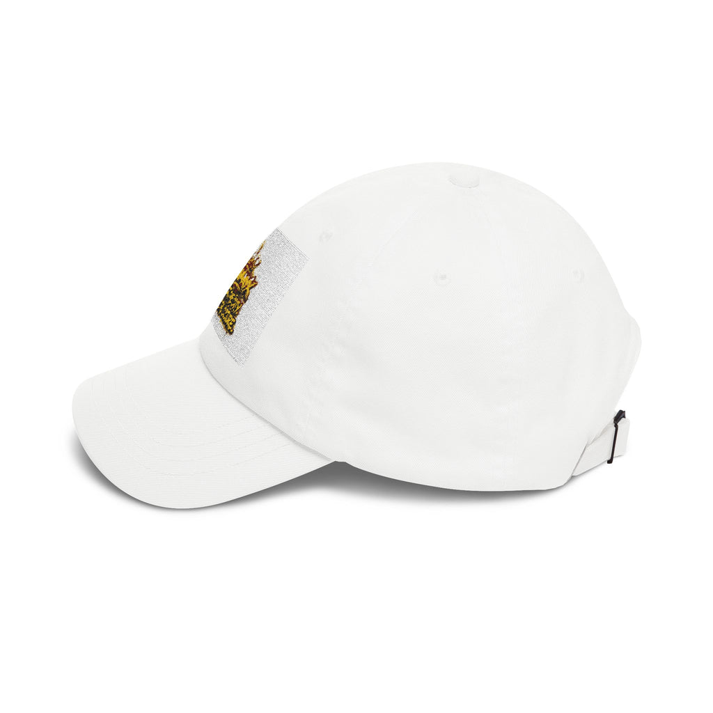 Urbanyx Classic Dad Cap — Golden Crown "Wear the City, Love the Culture" Embroidered Hat