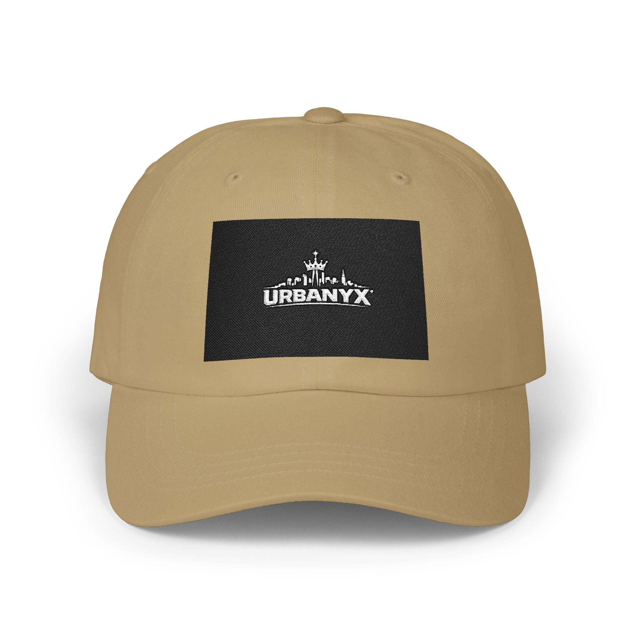 Classic Dad Cap — Urbanyx Black Logo Embroidered Baseball Hat