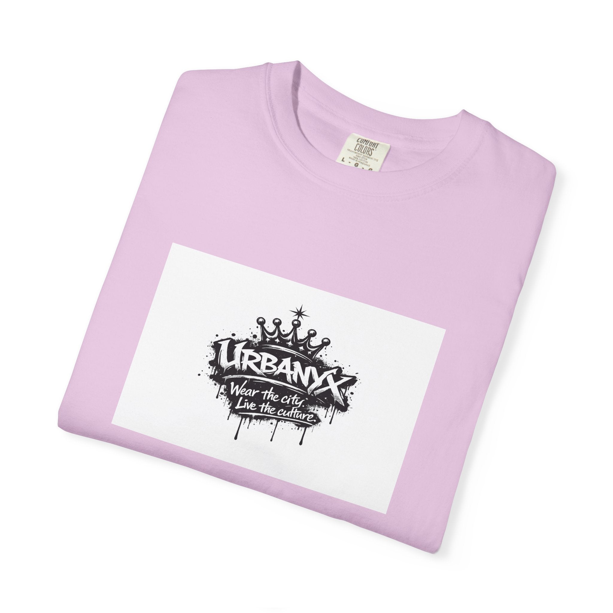 Urban Crown Graphic T-Shirt — "URBANYC" Distressed Logo Tee