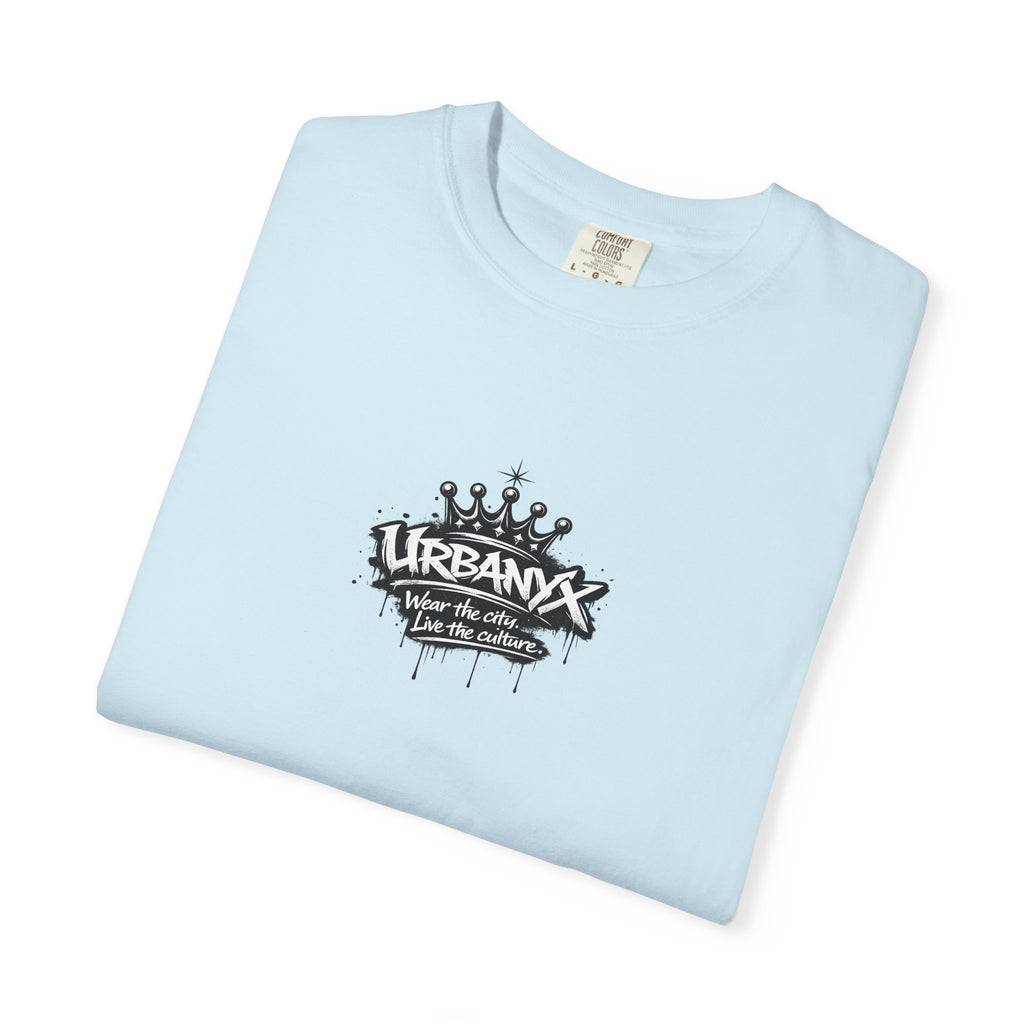 UrbanX Crown Logo T-Shirt — Small Chest Graphic Streetwear Tee