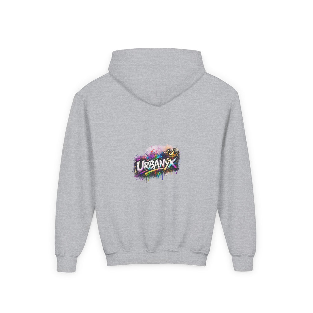 Urbanyx Youth Hoodie with Urban Graffiti 'UrbanX' Logo