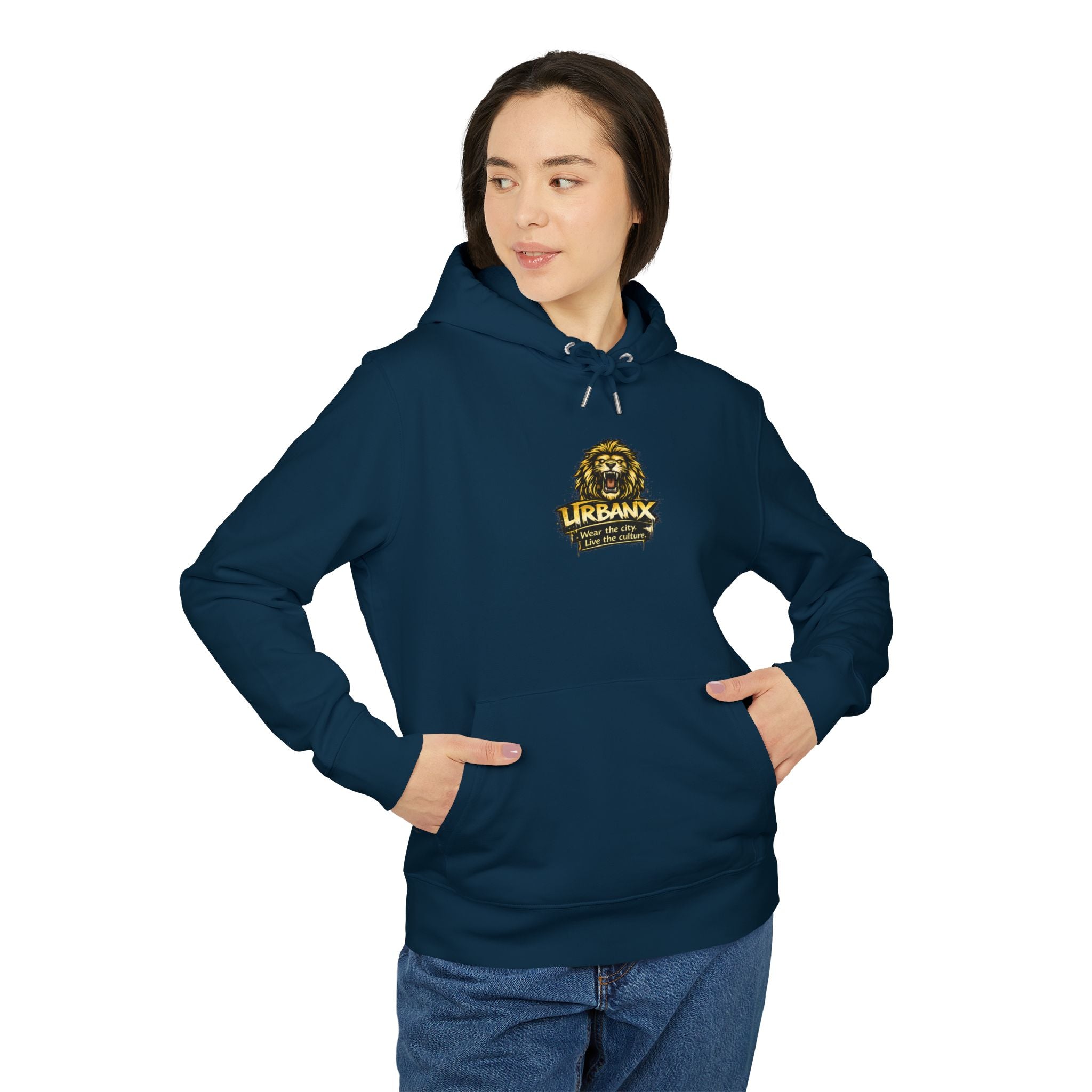 UrbanyX City Lion Graphic Hoodie — "Wear the City, Live the Culture"