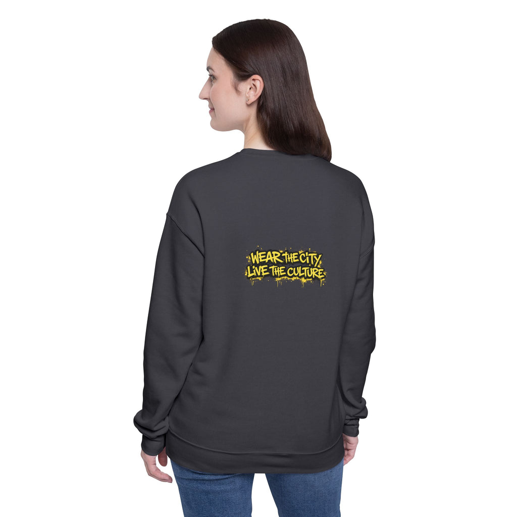 UrbanyX Streetwear Sweatshirt — "Wear the City, Live the Culture" Graphic Crewneck