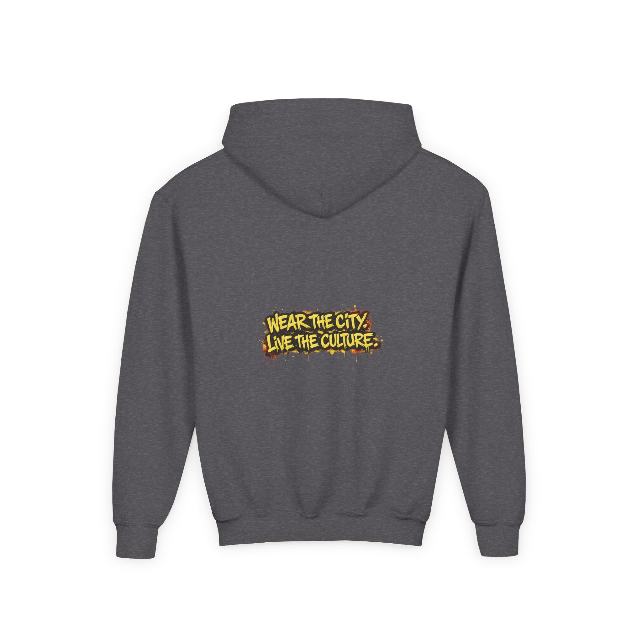 UrbanyX Youth Hoodie — UrbanX Graffiti Crown "Wear the City, Live the Culture" Streetwear