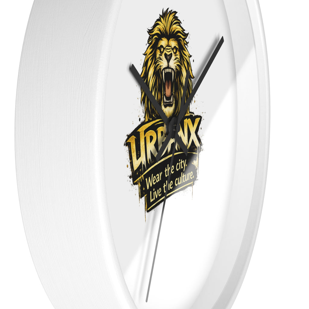 Urbanyx Wall Clock — UrbanX "Wear the city, Live the culture" Decorative Clock