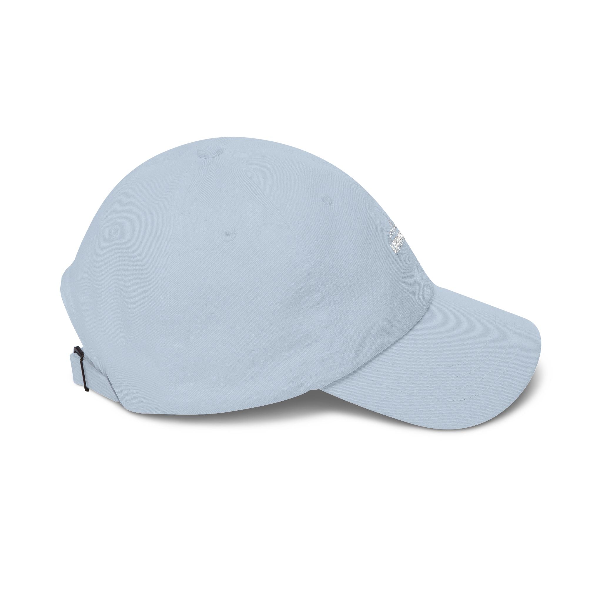 Urbanyx Dad Cap — Minimalist White Skyline Embroidered Hat