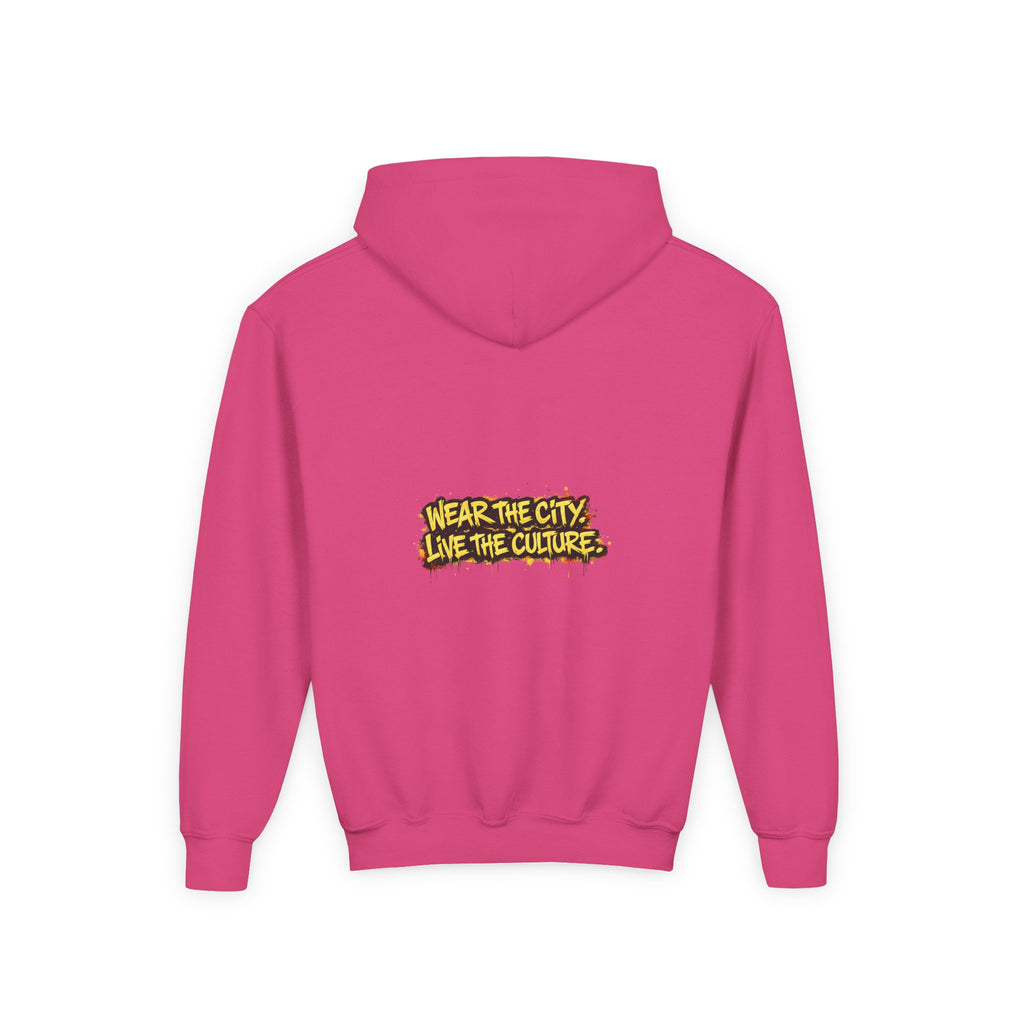 UrbanyX Youth Hoodie — UrbanX Graffiti Crown "Wear the City, Live the Culture" Streetwear