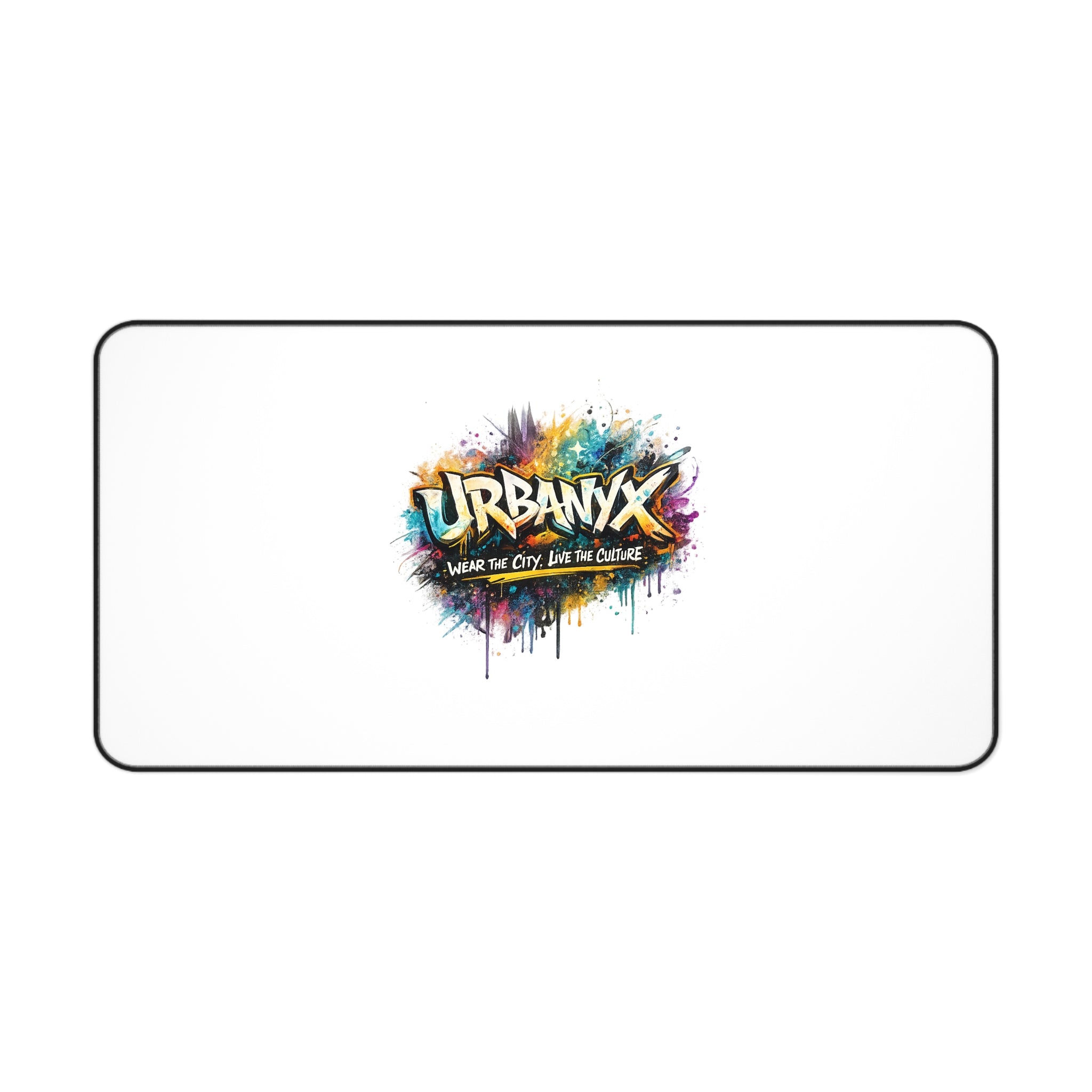 Urbanyx Desk Mat — UrbanX Graffiti Logo Desk Mat ("Urbanx: Where the City Lives the Culture")