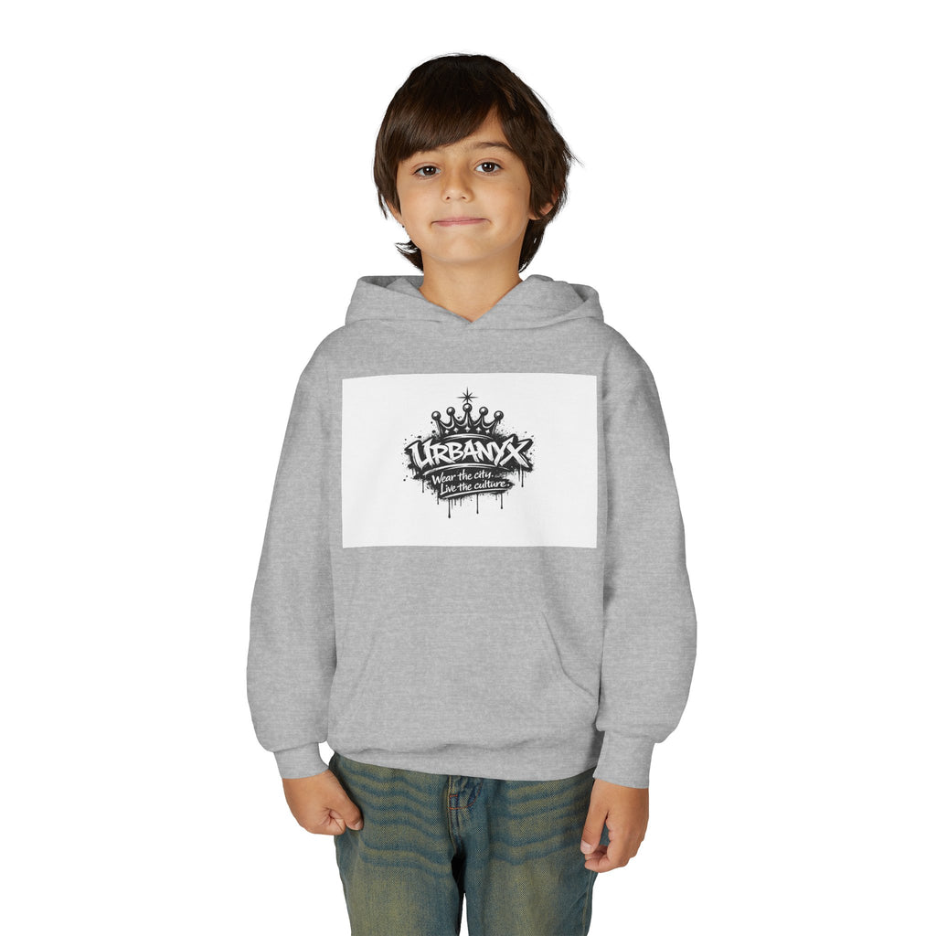 Urbanyx Youth Hoodie with Urban Graffiti 'UrbanX' Logo