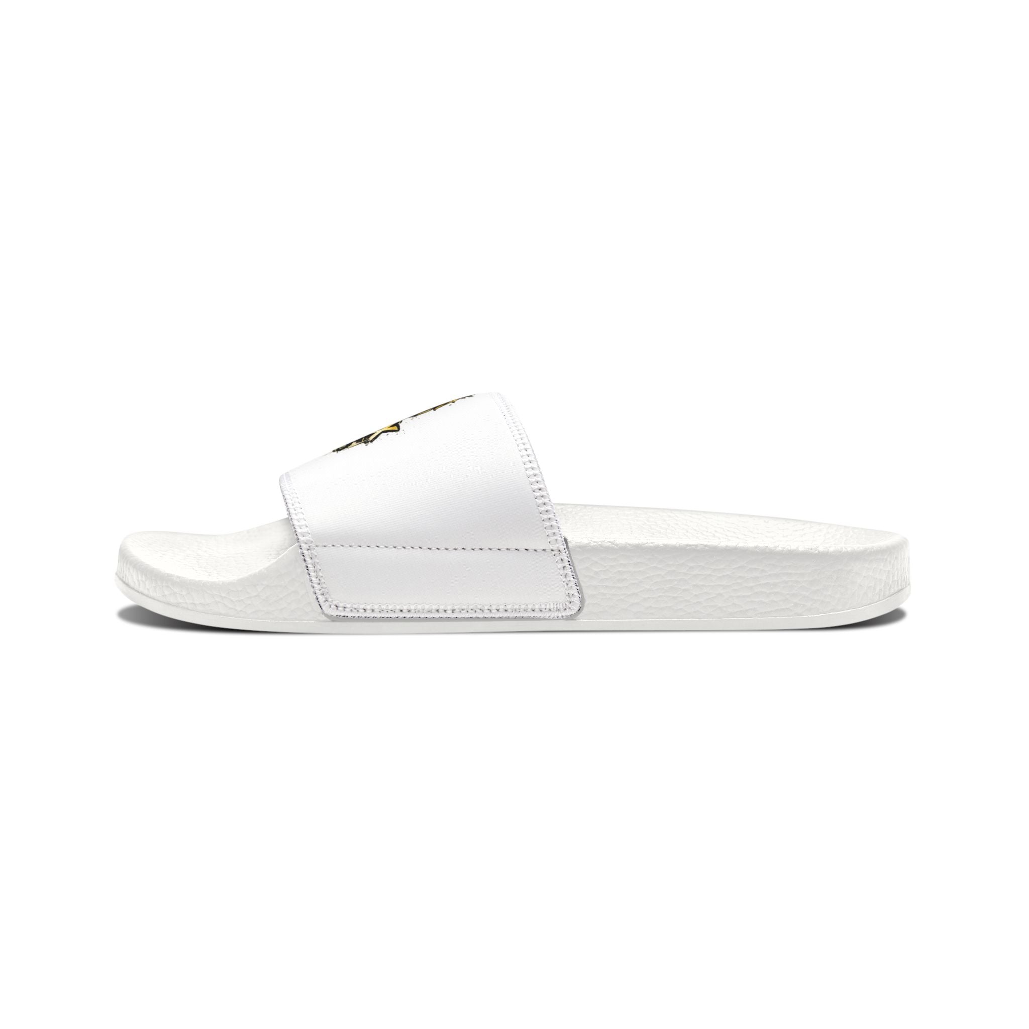 Men's Logo Slide Sandals — Removable Strap Athletic Pool Slides