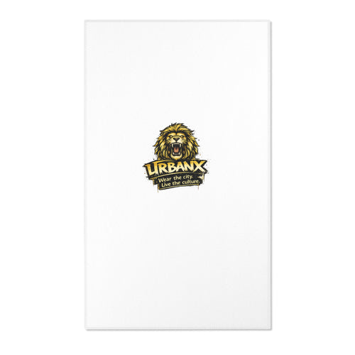 Lion Logo Area Rug — 'Urbanx' Badge Rug, Modern Minimalist Decorative Floor Mat