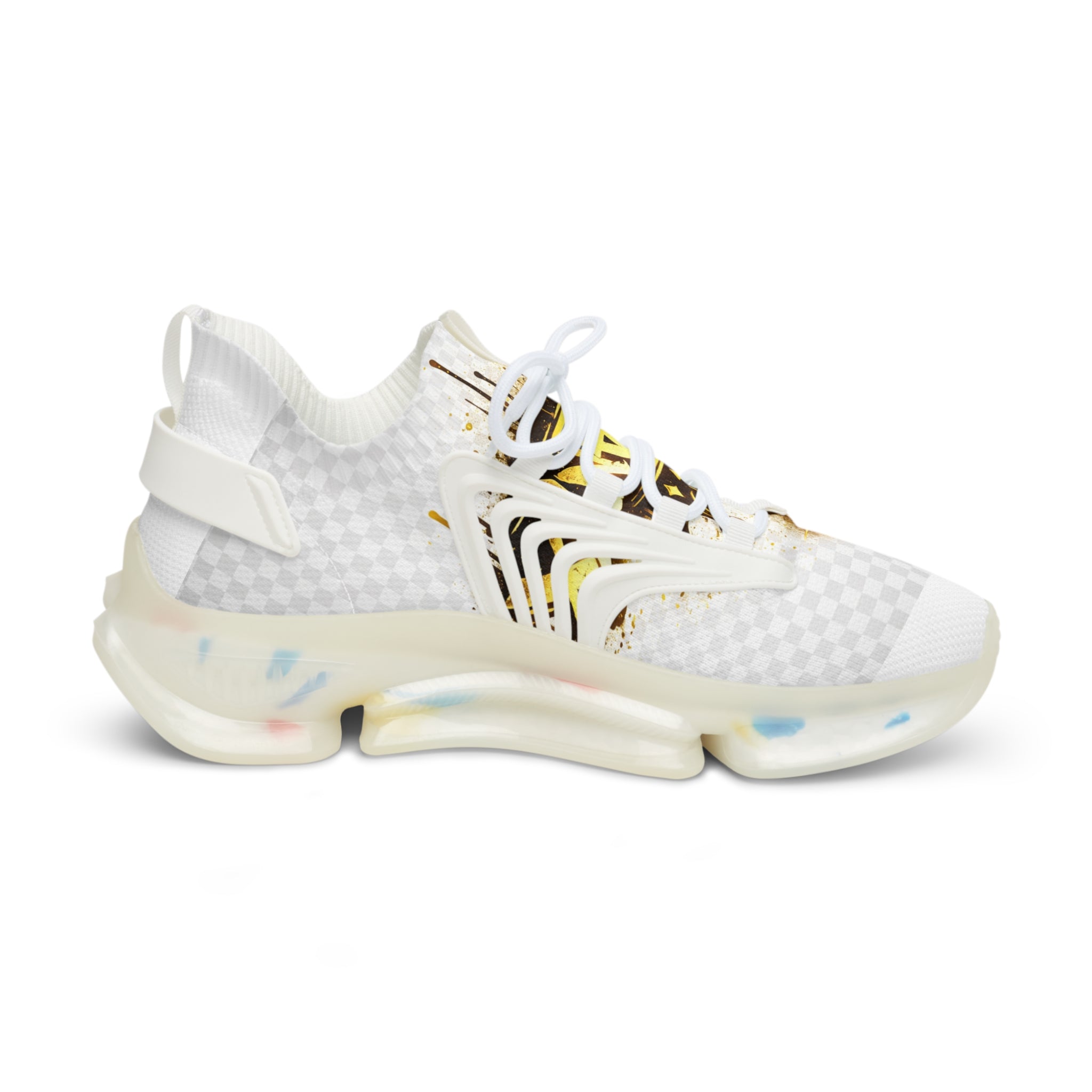 Men's Mesh Sneakers — White Gold Star Athletic Shoes