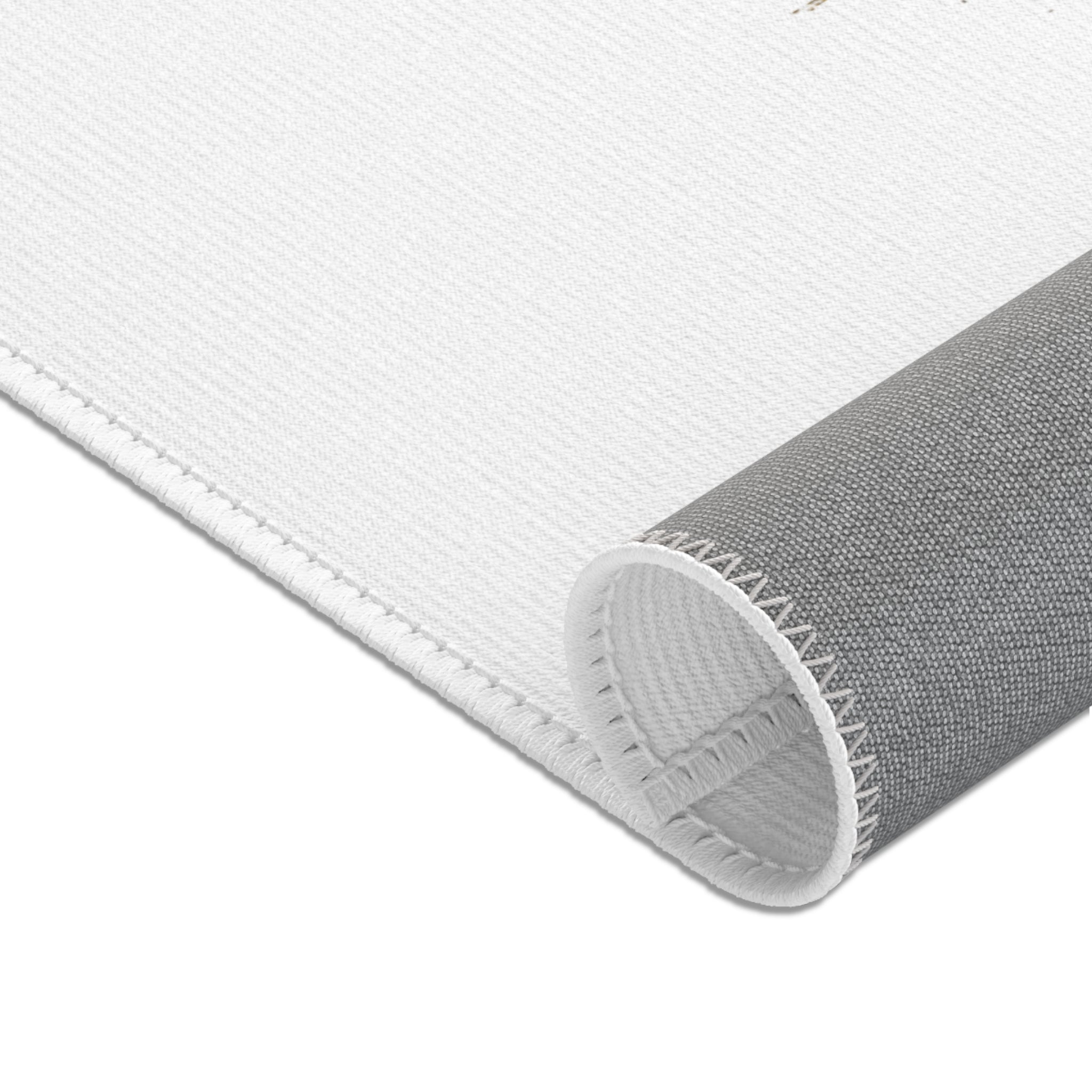 Lion Logo Area Rug — 'Urbanx' Badge Rug, Modern Minimalist Decorative Floor Mat