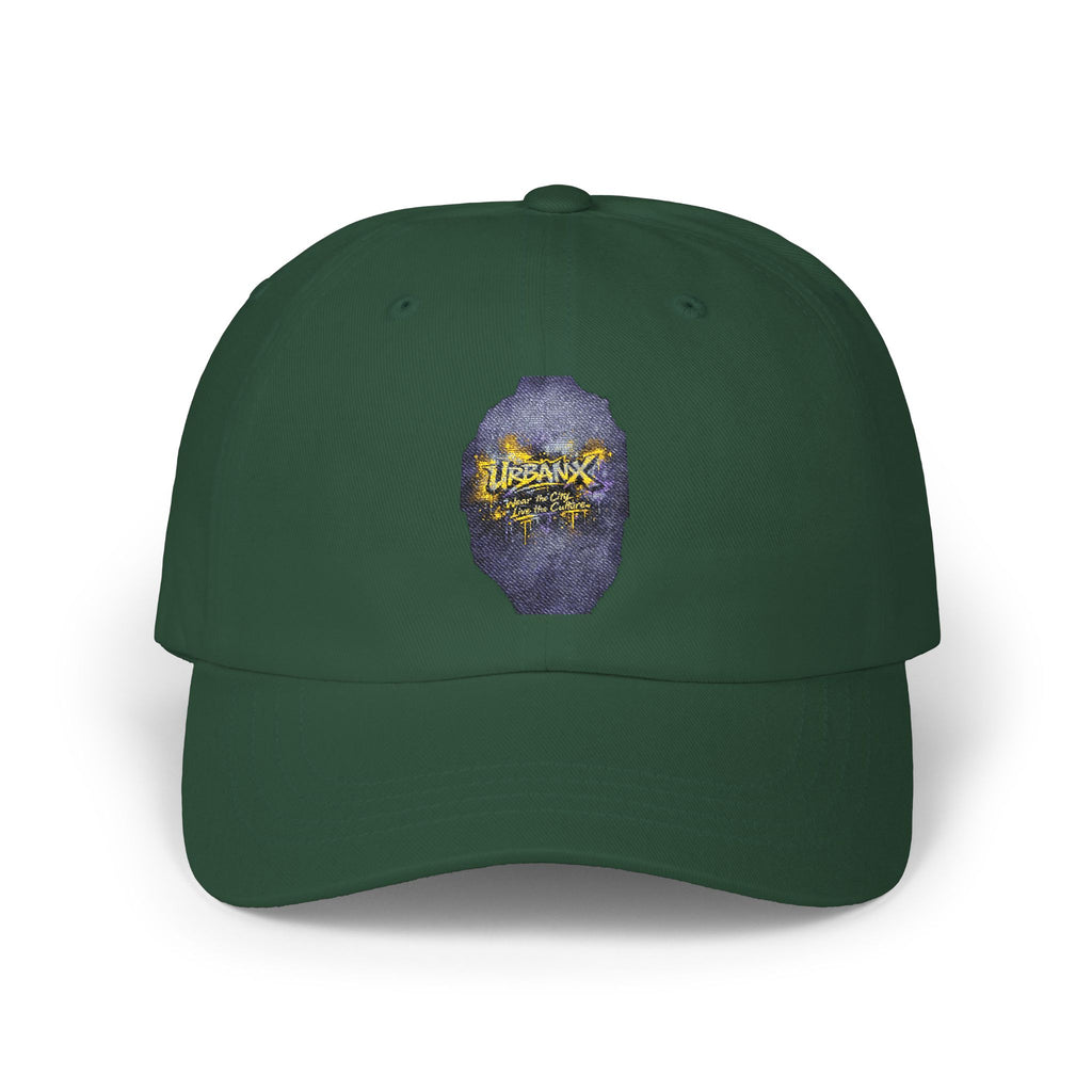 Urbanyx — Purple Glitter Jar Design "Thanks A Bunch" Embroidered Hat