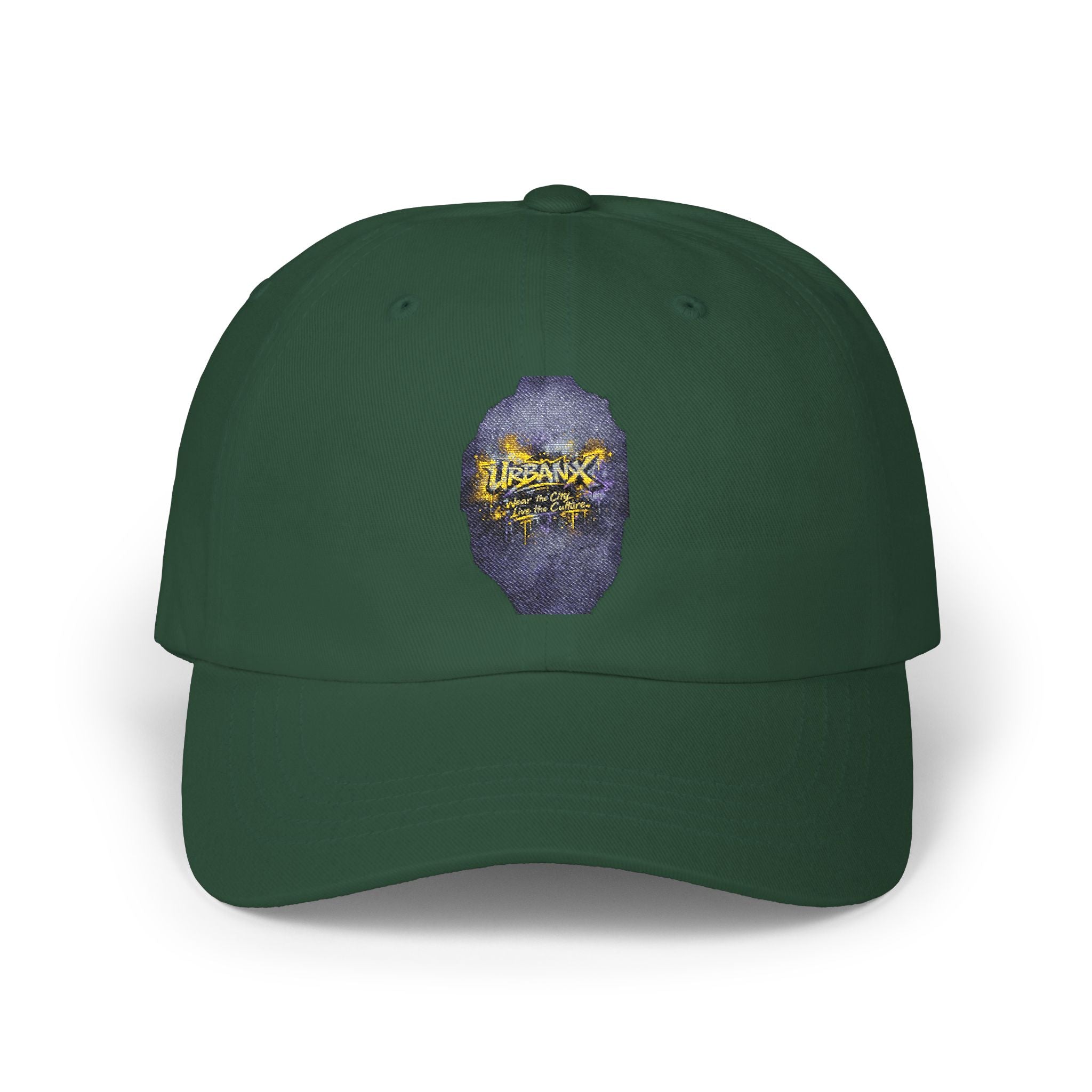 Urbanyx — Purple Glitter Jar Design "Thanks A Bunch" Embroidered Hat