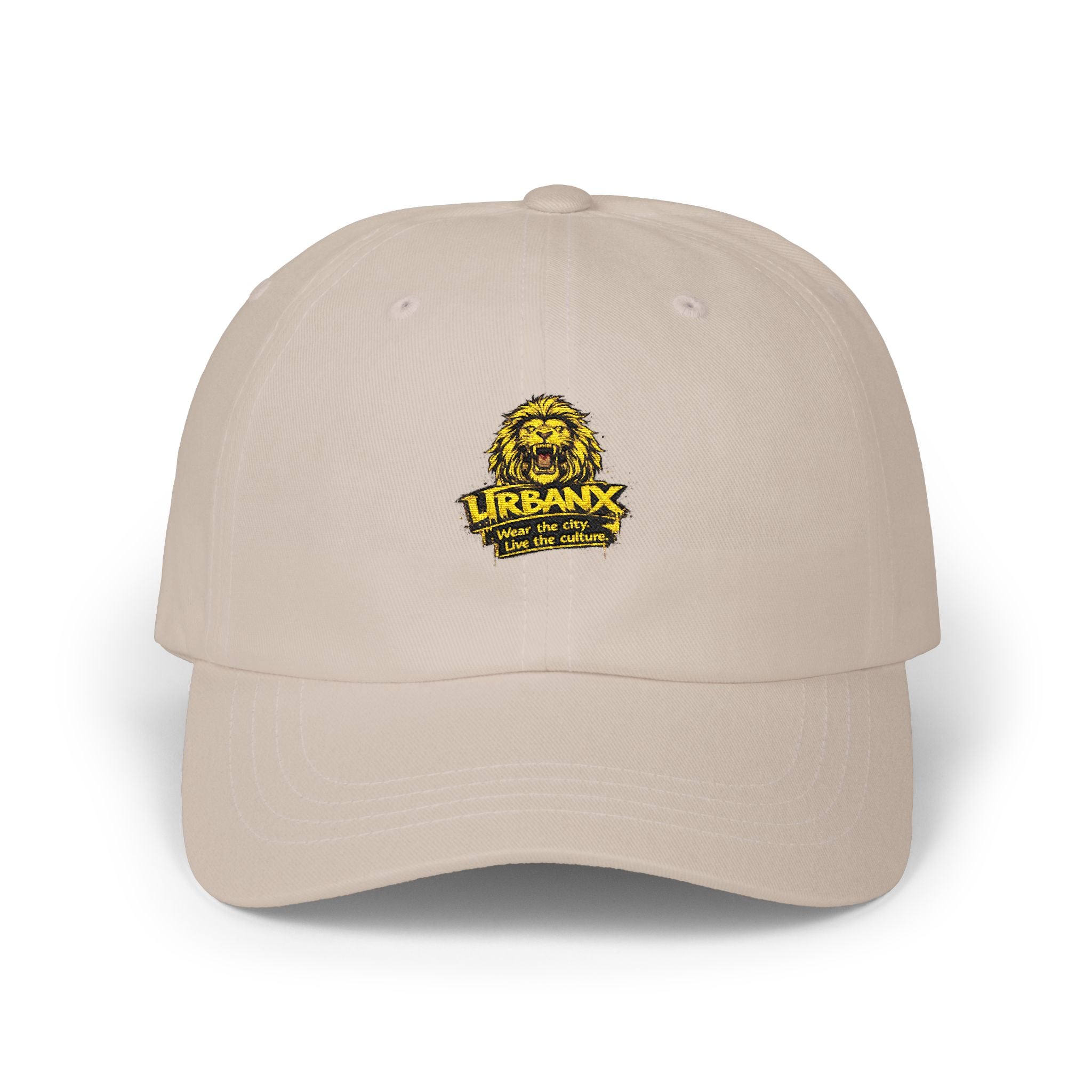 Urbanyx Dad Cap — UrbanX Lion Logo Embroidered Baseball Hat